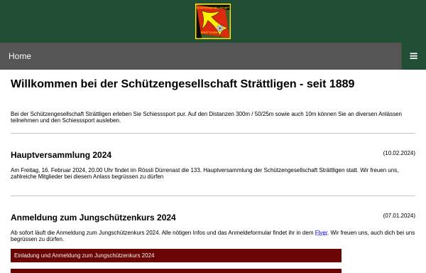 Vorschau von www.sgstraettligen.ch, Schützengesellschaft Strättligen