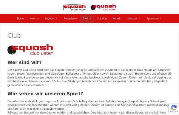 Vorschau von www.squashclub-uster.ch, Squashclub Blue Point