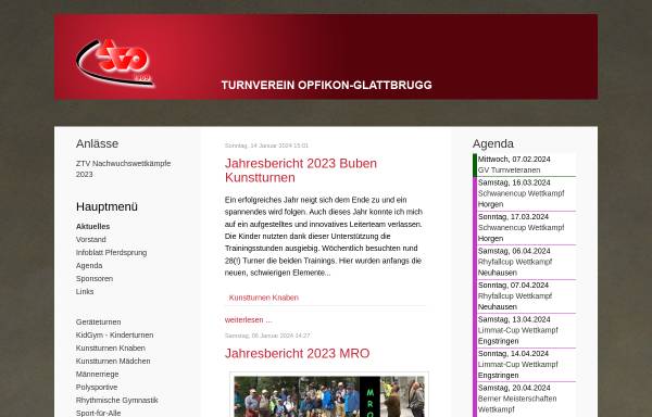 Vorschau von www.tvopfikon.ch, Turnverein Opfikon-Glattbrugg