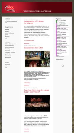 Vorschau der mobilen Webseite www.tvopfikon.ch, Turnverein Opfikon-Glattbrugg
