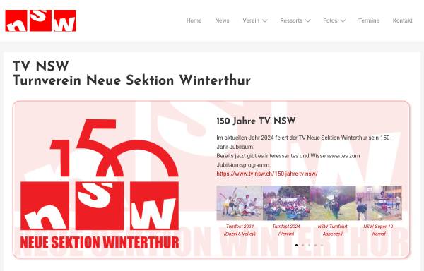 Vorschau von www.tv-nsw.ch, TV neue Sektion Winterthur