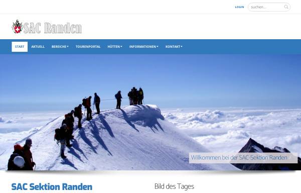 Vorschau von www.sac-randen.ch, SAC Sektion Randen