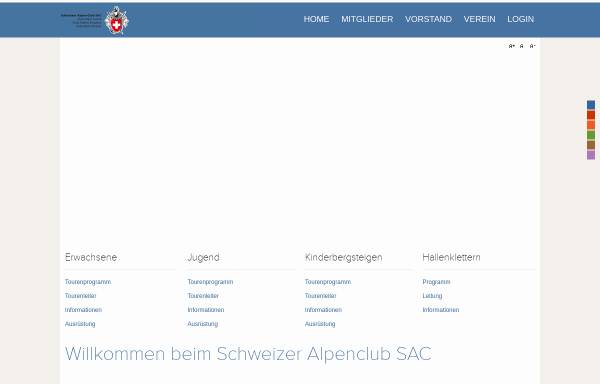 Vorschau von www.sac-visp.ch, SAC Sektion Visp