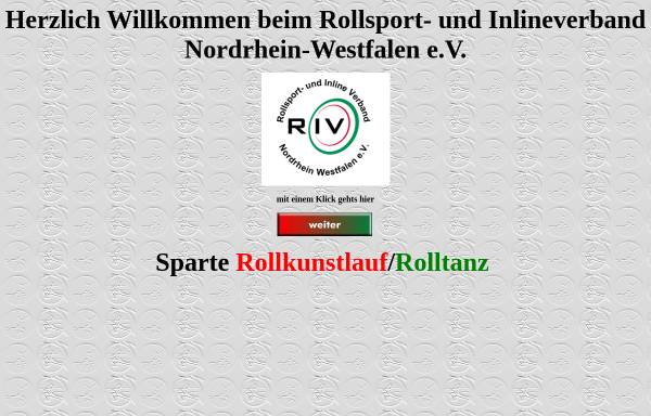 Vorschau von www.rollkunstlauf-nrw.de, Rollsport- und Inline Verband Nordrhein-Westfalen e.V., Sparte Rollkunstlauf/Rolltanz