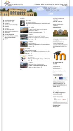 Vorschau der mobilen Webseite www.igs-halle.de, Integrierte Gesamtschule Heide-Nord