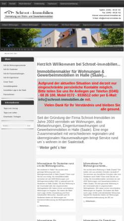 Vorschau der mobilen Webseite www.schroot-immobilien.de, Schroot Immobilien