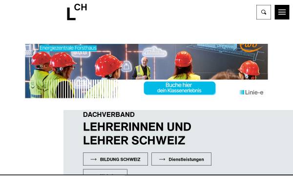 Vorschau von www.lch.ch, Dachverband Schweizer Lehrerinnen und Lehrer (LCH)