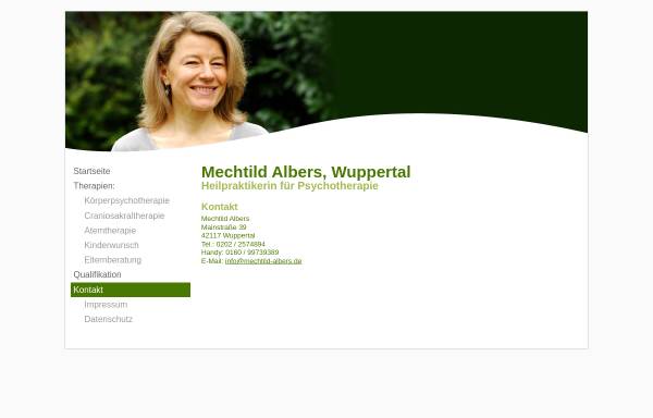 Vorschau von www.mechtild-albers.de, Albers, Mechtild