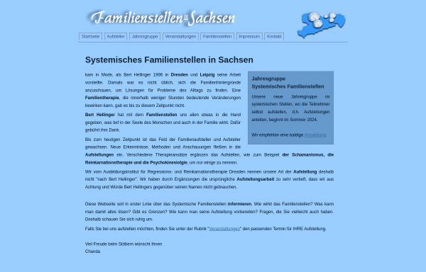 Vorschau von familienstellen-sachsen.de, Familienstellen in Sachsen