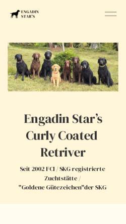 Vorschau der mobilen Webseite www.curly.ch, Engadin Stars
