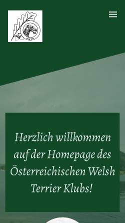 Vorschau der mobilen Webseite www.welshterrier.at, Österreichische Welsh Terrier Klub