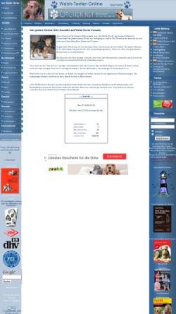 Vorschau der mobilen Webseite www.welsh-terrier-online.de, Welsh-Terrier-Online
