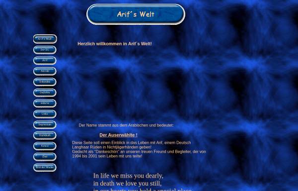 Vorschau von www.arifs-welt.de, Arif's Welt
