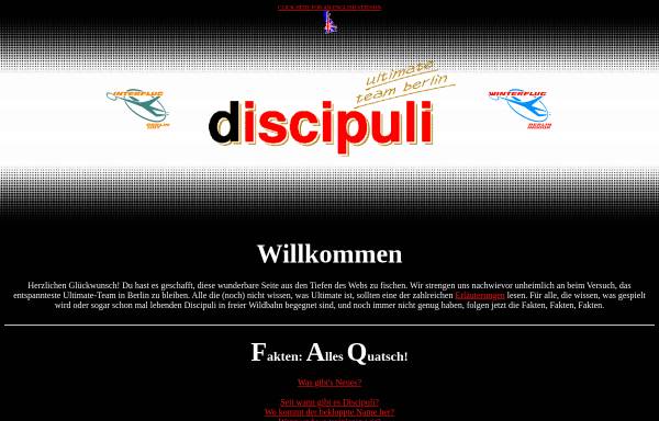 Vorschau von www.discipuli.de, Discipuli Berlin