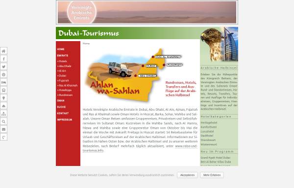 Vorschau von www.dubai-tourismus.de, Dubai-Tourismus.de