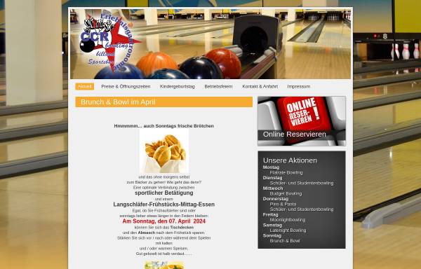 Vorschau von www.probowling.de, CCR Bowling
