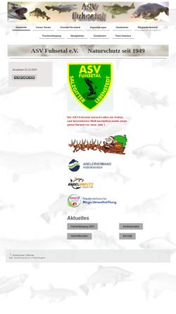Vorschau der mobilen Webseite www.asvfuhsetal.de, Angelsportverein Fuhsetal