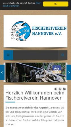 Vorschau der mobilen Webseite www.fvhannover.de, FV Hannover e.V.