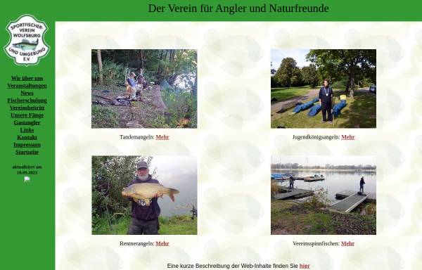 Vorschau von www.sfv-wolfsburg.de, Sportfischerverein Wolfsburg und Umgebung e.V.