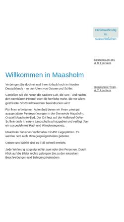 Vorschau der mobilen Webseite www.schleisommer.de, Ferienwohnung Rosemarie Knaak