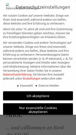 Vorschau der mobilen Webseite ksgh.de, Kanu- und Segel- Gilde Hildesheim e.V.