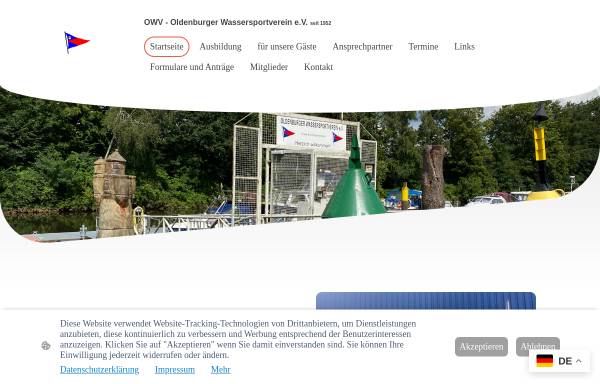 Vorschau von www.owv-ol.de, Oldenburger Wassersportverein e.V. (OWV)