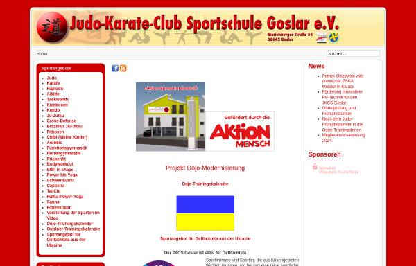 Vorschau von www.jkcs-goslar.de, Judo-Karate-Club Sportschule Goslar e.V.