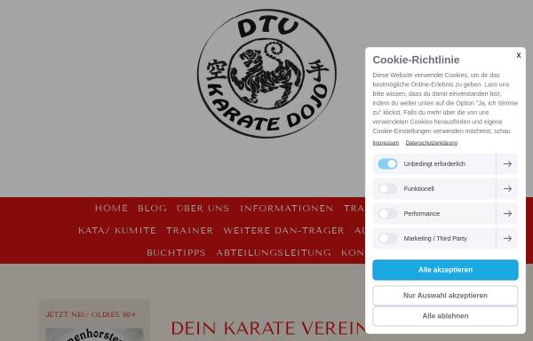 Vorschau von www.dtv-karate.de, Karate-Dojo Delmenhorst TV