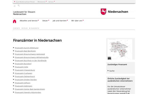 Vorschau von www.ofd.niedersachsen.de, Finanzamt Uelzen