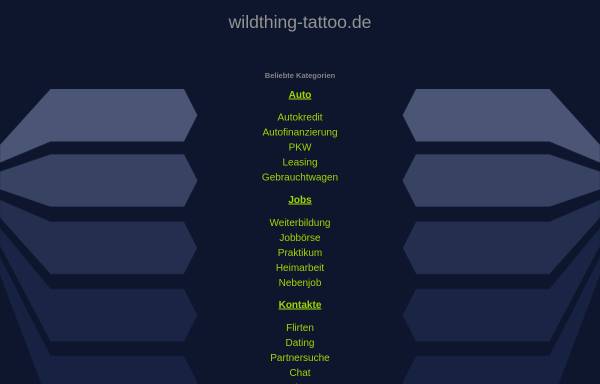 Vorschau von www.wildthing-tattoo.de, Wildthing Tattoo und Piercing Studio, Jörg Christian Alda