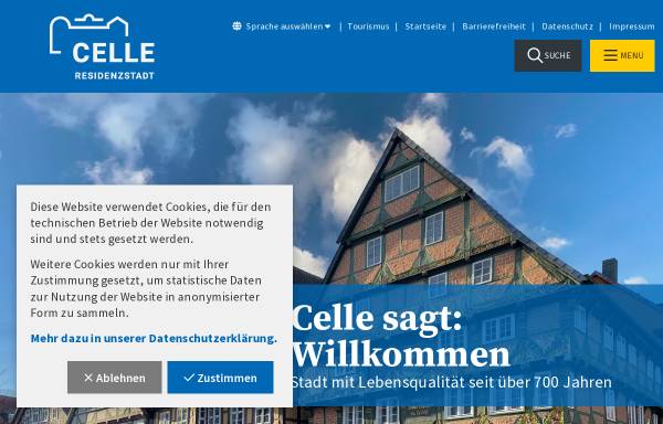 Vorschau von www.celle.de, Stadt Celle