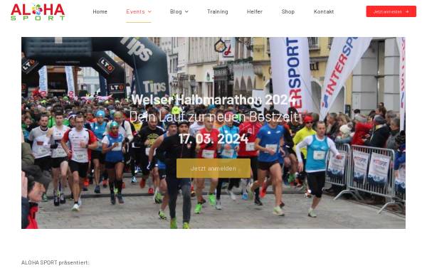 Vorschau von www.wels-halbmarathon.at, Internationaler Welser Halbmarathon