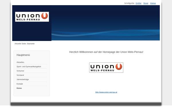 Vorschau von www.union-pernau.at, Sportunion Wels-Pernau