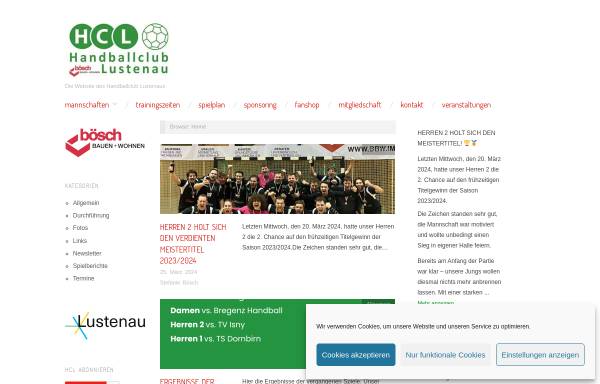 Vorschau von www.hcl.at, Handballclub Lustenau