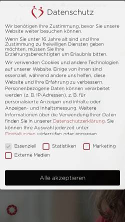 Vorschau der mobilen Webseite www.aurelius-hof.de, Seniorenpflegeheim Mainhausen Betriebsgesellschaft mbH