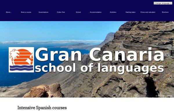Vorschau von www.grancanariaschool.com, Gran Canaria School of Languages