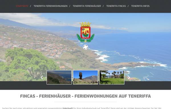 Vorschau von www.tenerife.de, Fincas - Ferienhäuser - Ferienwohnungen auf Teneriffa