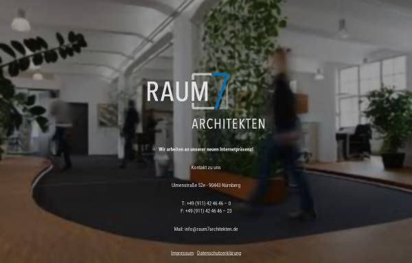 Vorschau von www.raum7architekten.de, Raum 7 Architekten