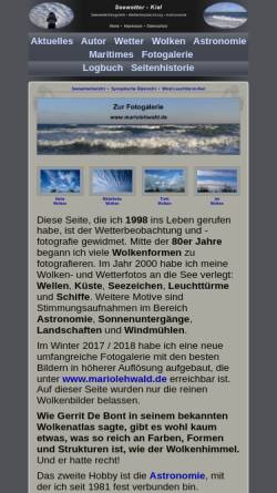 Vorschau der mobilen Webseite www.seewetter-kiel.de, Seewetter Kiel