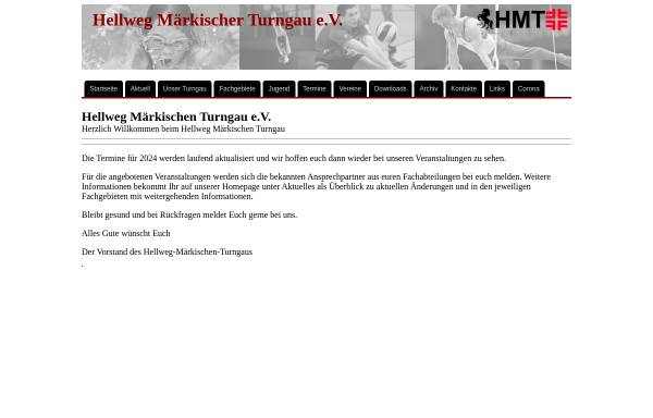 Vorschau von www.hmt-turngau.de, Hellweg-Märkischer Turngau e.V. 1863