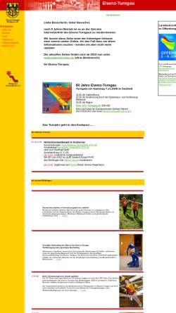 Vorschau der mobilen Webseite www.elsenz-turngau.de, Elsenz-Turngau Sinsheim