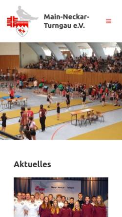 Vorschau der mobilen Webseite main-neckar-turngau.de, Main-Neckar-Turngau