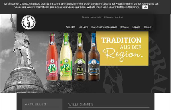 Vorschau von www.residenz-biere.de, Liebharts Privatbrauerei GmbH & Co.KG