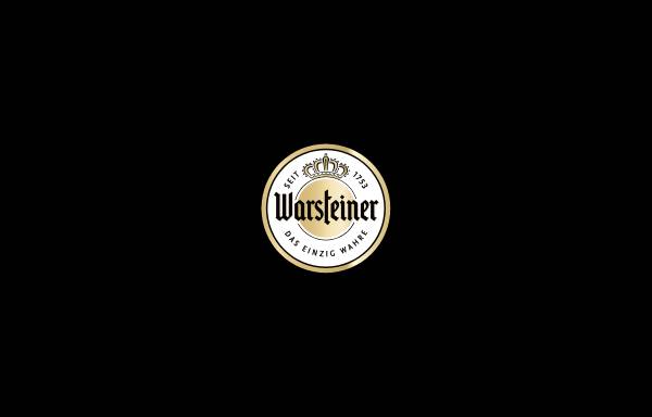 Vorschau von www.warsteiner.de, Warsteiner Brauerei Haus Cramer KG
