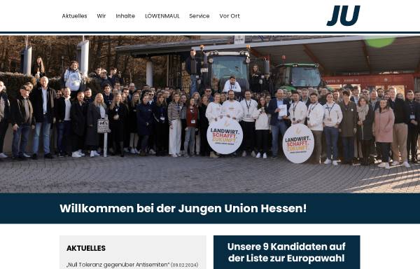 Vorschau von www.juhessen.de, Junge Union Hessen