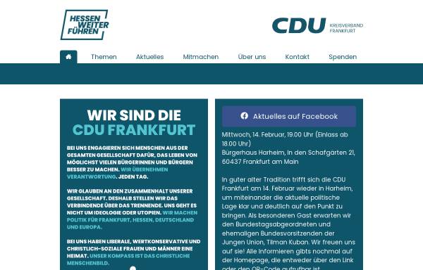 Vorschau von www.cduffm.de, CDU Frankfurt am Main