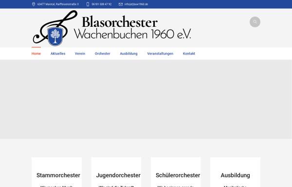 Vorschau von www.blasorchester-wachenbuchen.de, Blasorchester Wachenbuchen 1960 e.V.