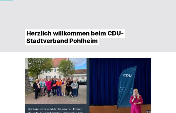Vorschau von www.cdu-pohlheim.de, CDU-Stadtverband Pohlheim