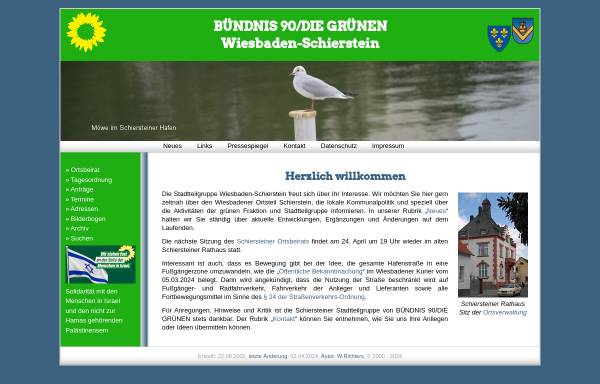 Vorschau von www.fab-ri.de, Bündnis 90/Die Grünen Stadtteilgruppe Wiesbaden-Schierstein