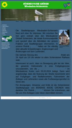 Vorschau der mobilen Webseite www.fab-ri.de, Bündnis 90/Die Grünen Stadtteilgruppe Wiesbaden-Schierstein